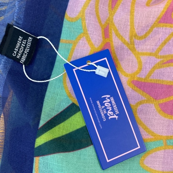 Monet & The Impressionist Floral Scarf NWT - Picture 6 of 8